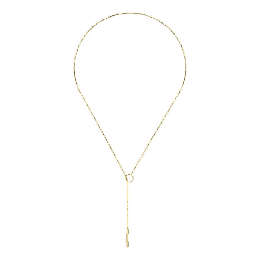 GC Link to Love 18ct Yellow Gold Lariat Necklace