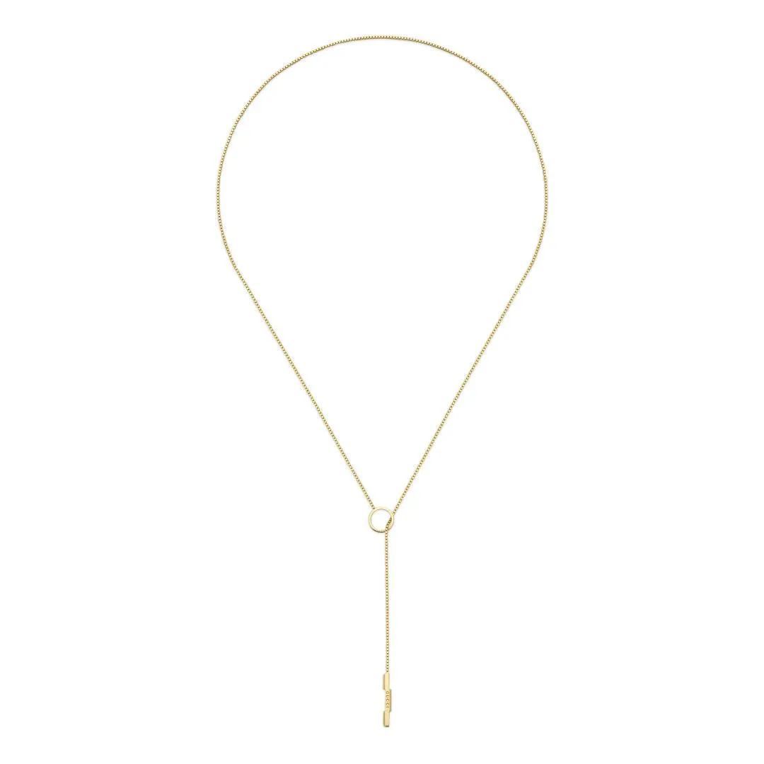 GC Link to Love 18ct Yellow Gold Lariat Necklace