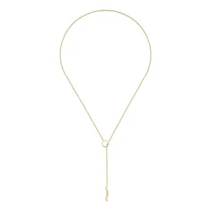 GC Link to Love 18ct Yellow Gold Lariat Necklace