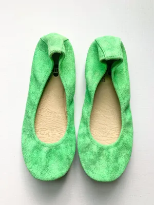 Green Neon Suede Glam