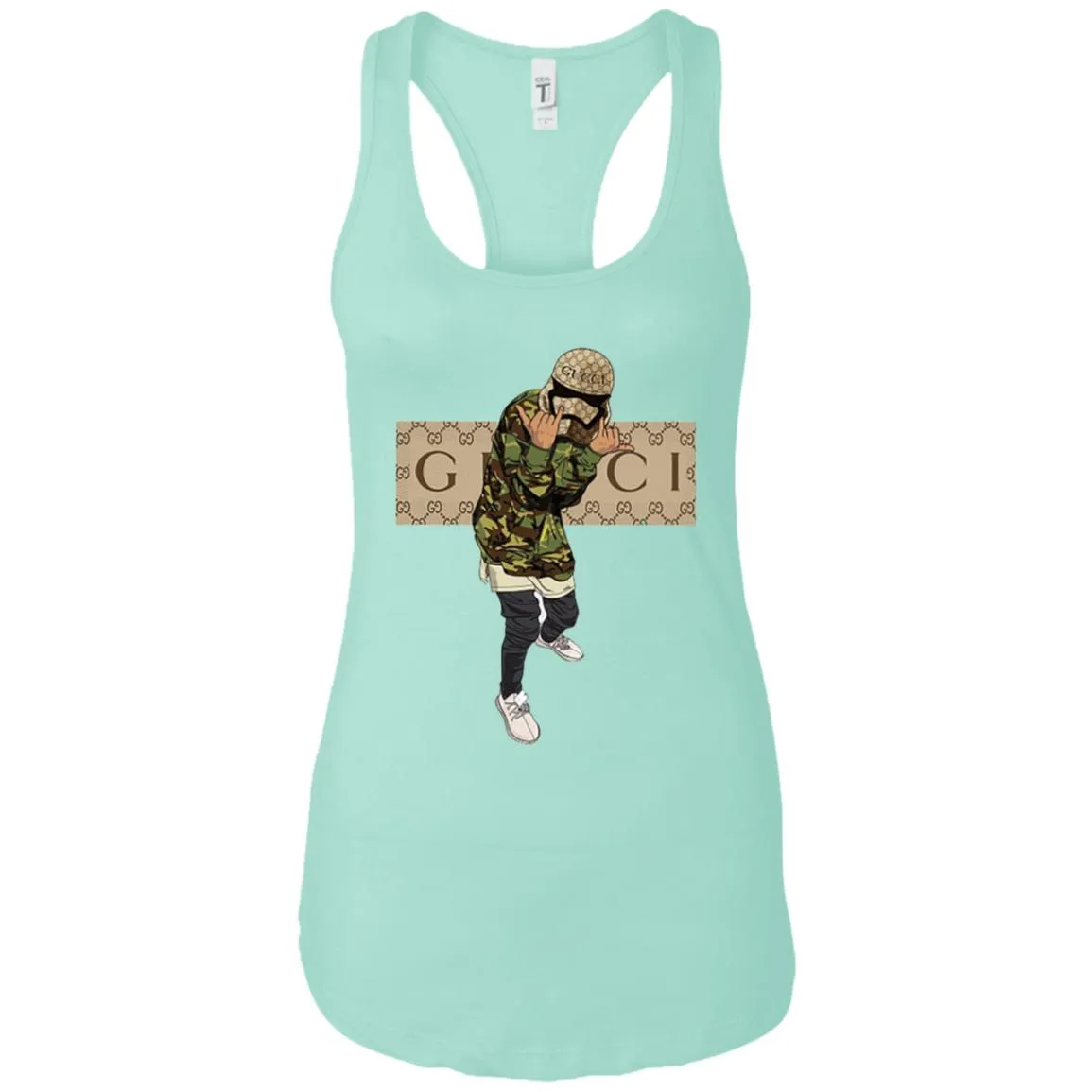 Gucci Gang Hiphop T-shirt Women Tank Top