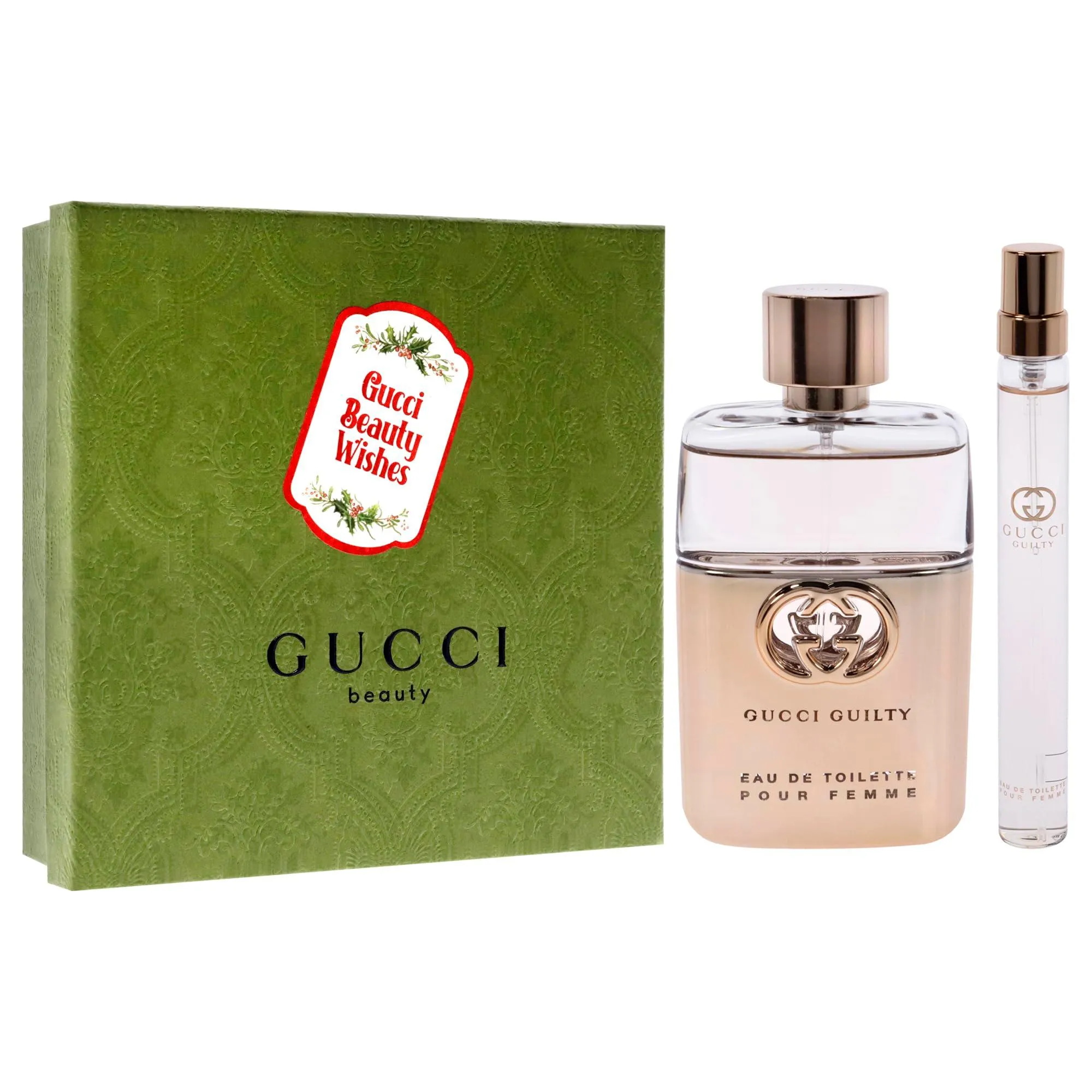Gucci Guilty by Gucci for Women - 2 Pc Gift Set 1.6oz EDT Spray, 0.33oz EDT Spray