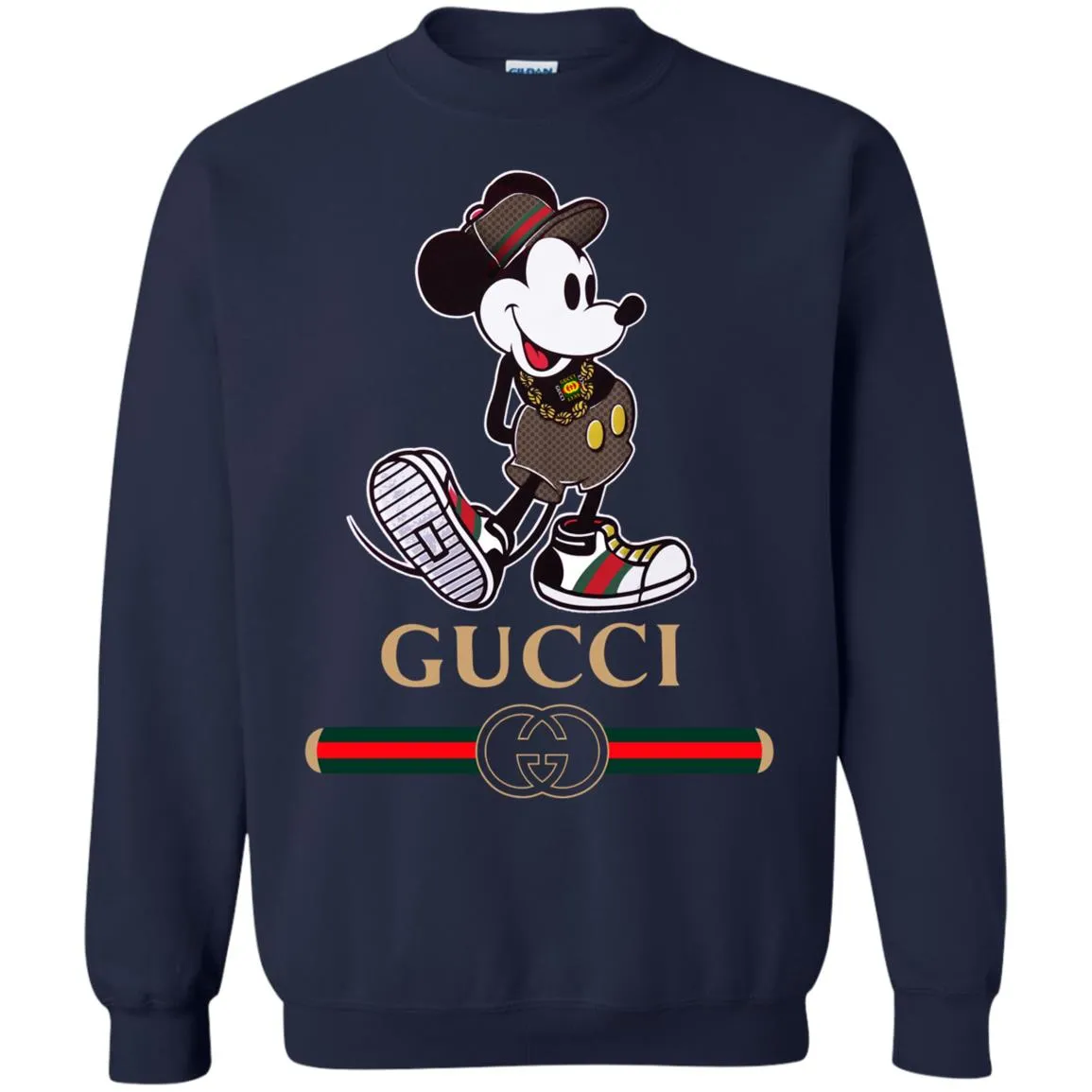 Gucci Mickey Kitty Beauty T-shirt Crewneck Pullover Sweatshirt