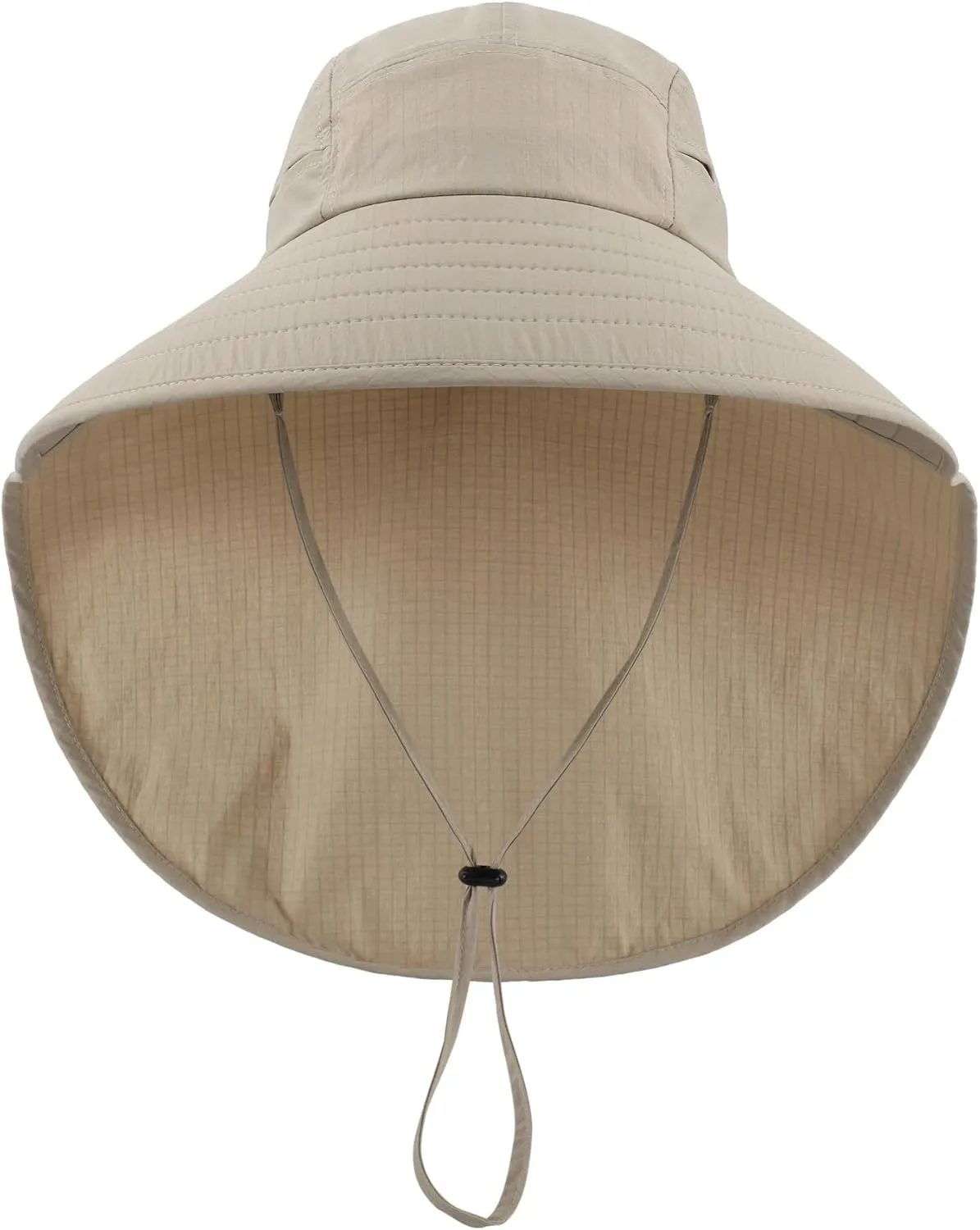 Home Prefer UPF 80  Sun Hat for Men Women Wide Brim Sun Hat with Neck Flap Summer Safari UV Protection Gardening Fishing Hat