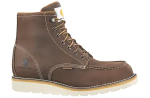 K-Carhartt Boots, 6-Inch Steel Toe Wedge Boot, CMW6295, Dk Brown Oil Tanned