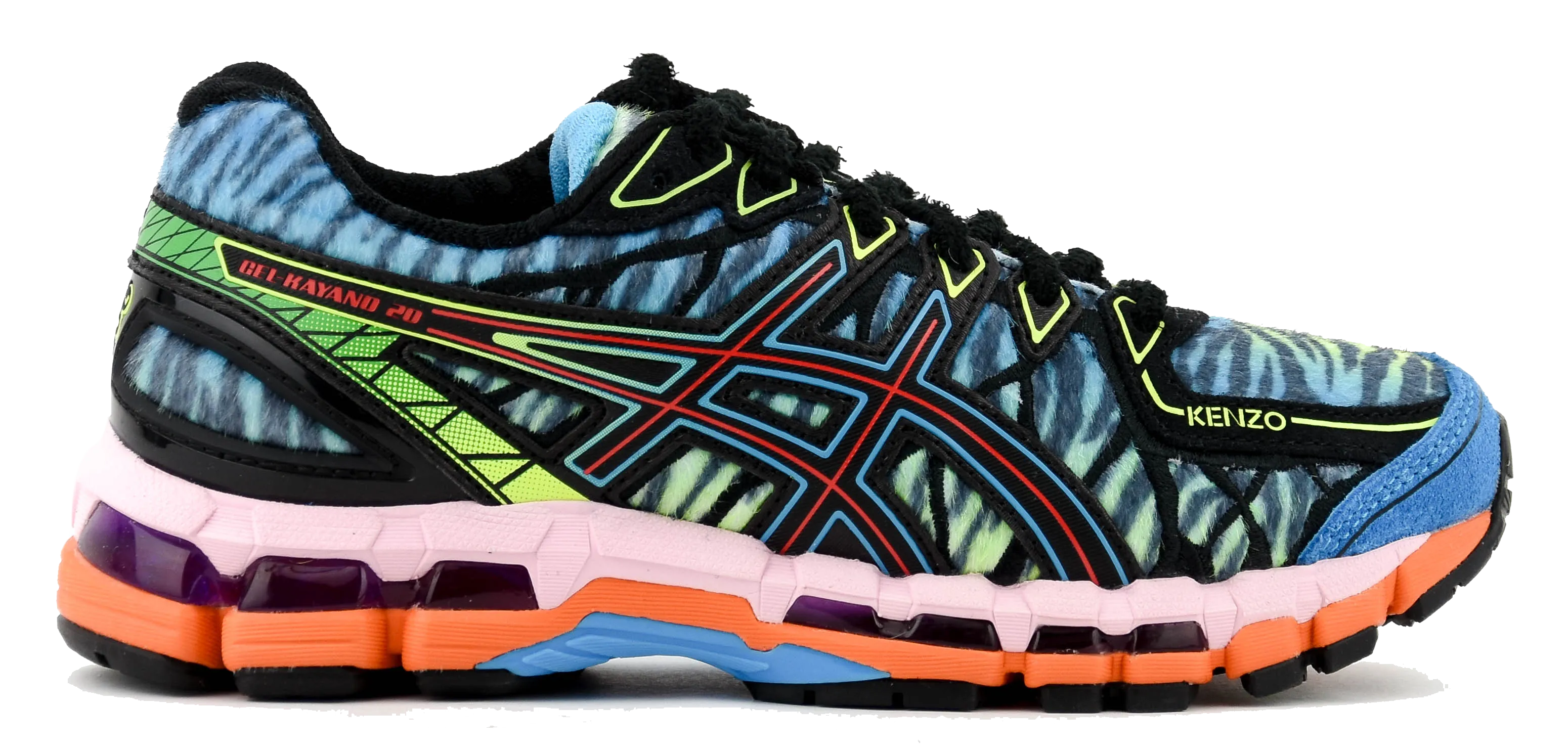 KENZO X ASICS GEL KAYANO 2.0 AQUA BLACK