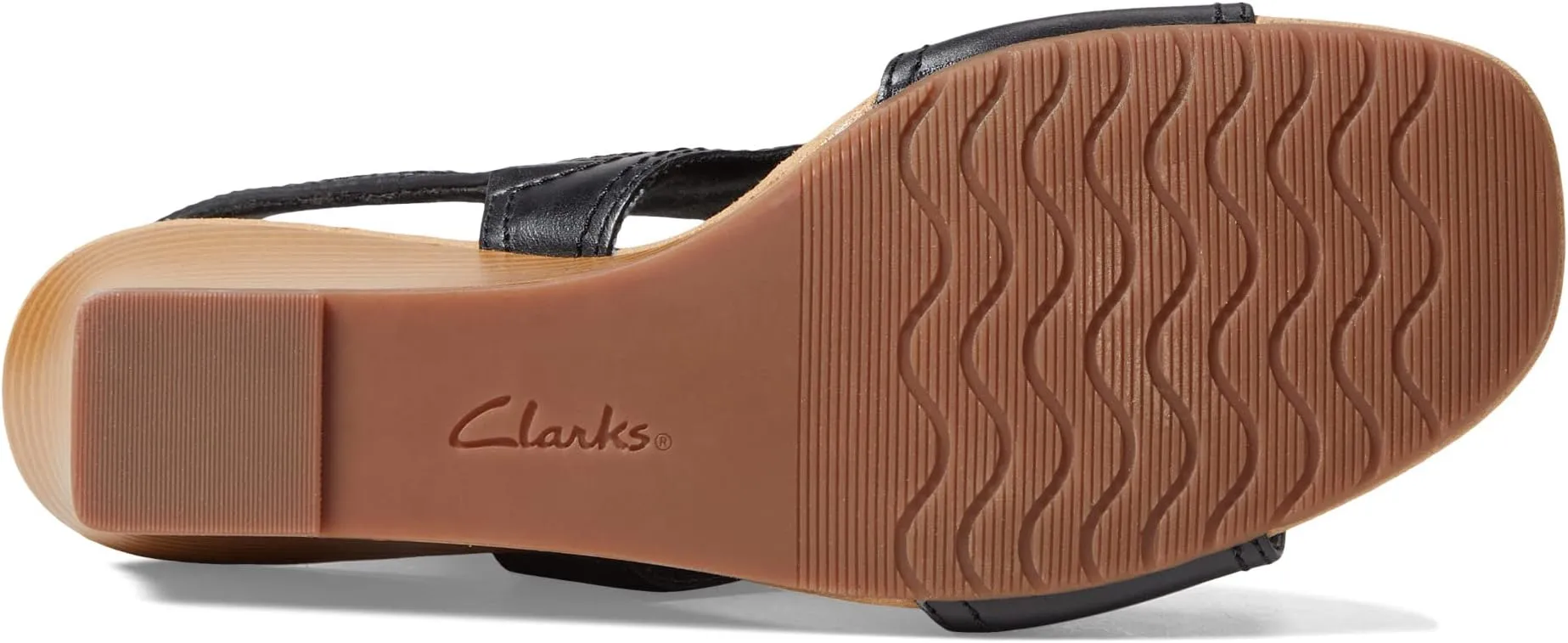 Kyarra Aster Clarks sandals, black leather