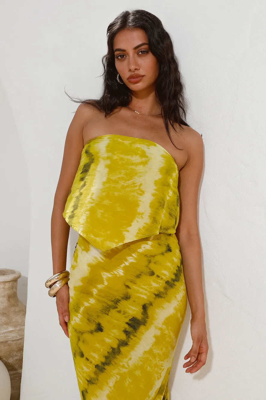 LE SALTY Ava Strapless Cami Golden