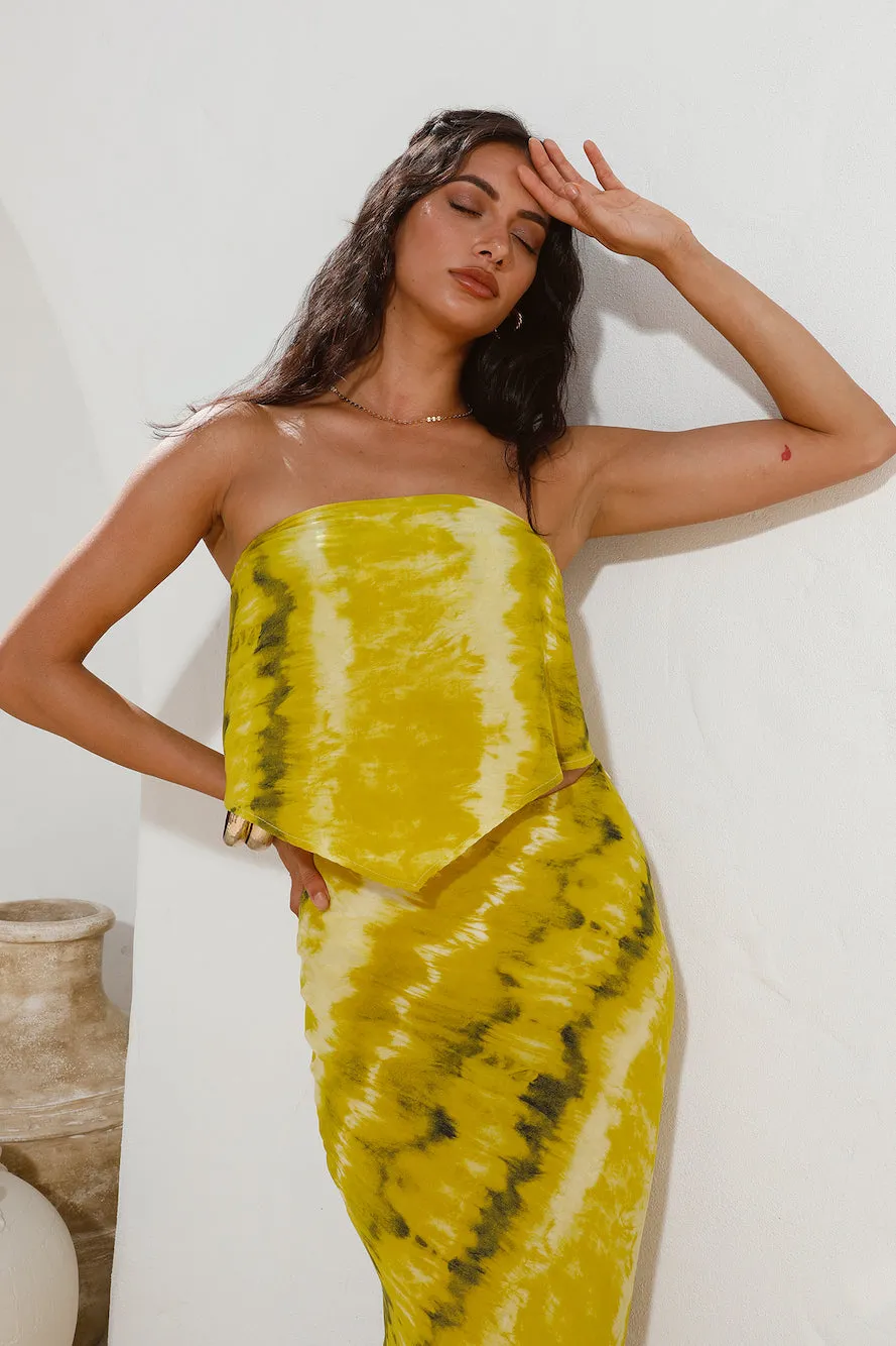 LE SALTY Ava Strapless Cami Golden