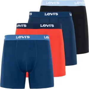 Levi's Mens Underwear Microfiber Boxer Brief for Men Ultra Soft 4 Pack
