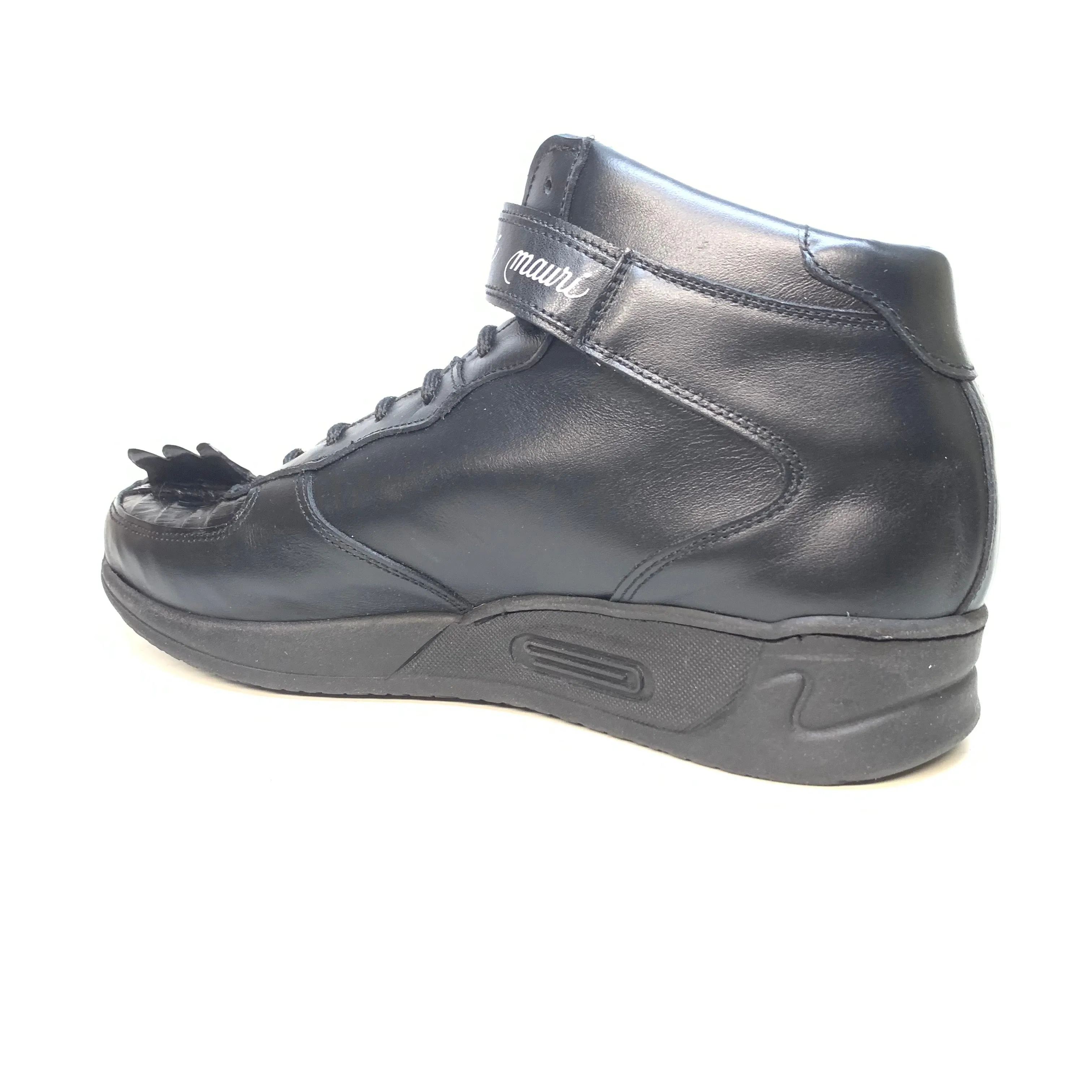 Mauri - M764 Black Crocodile Tail Sneakers
