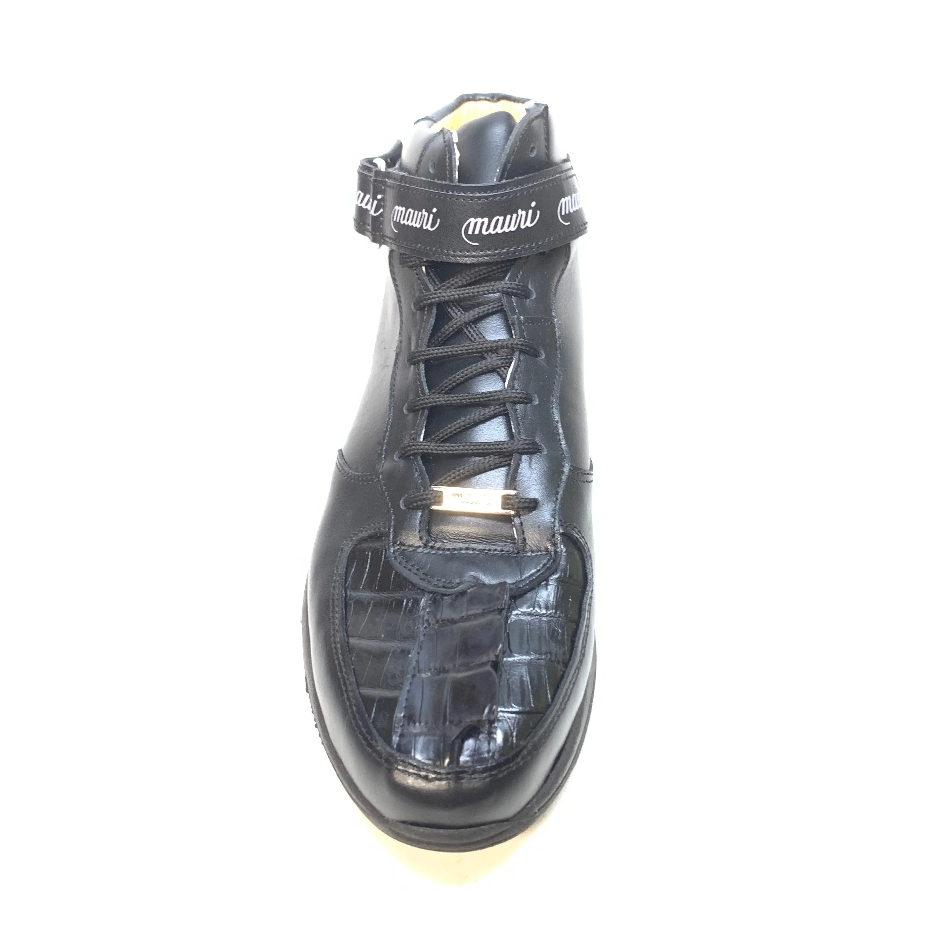 Mauri - M764 Black Crocodile Tail Sneakers