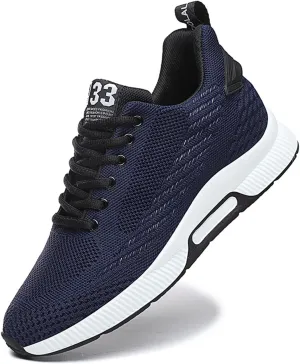 Men Elevator Sneakers Invisible Height Increasing 2.4 Inches Taller Elevator Sports Women Mesh Breathable Outdoor Casual Lace up Fashion Shoes
