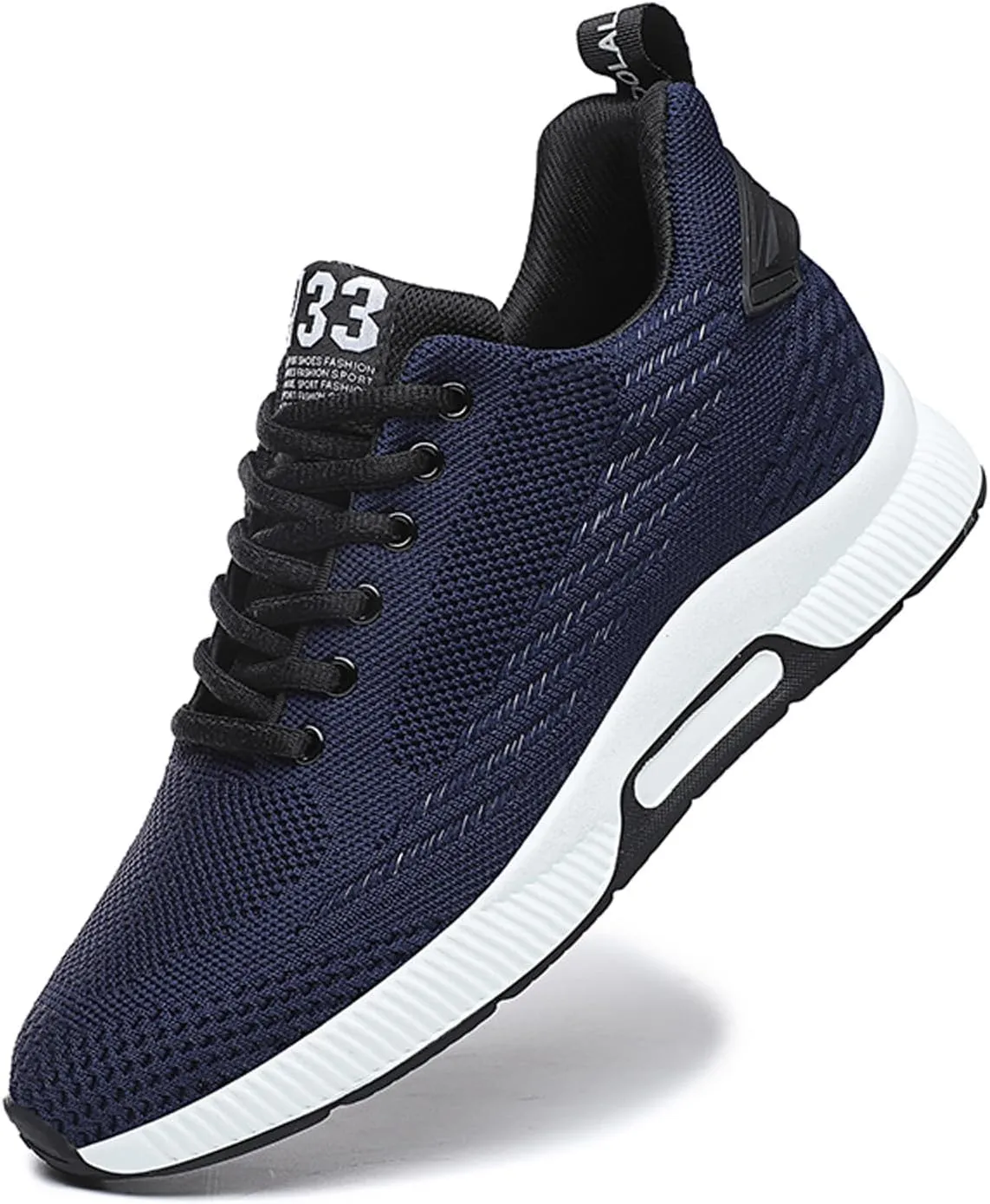 Men Elevator Sneakers Invisible Height Increasing 2.4 Inches Taller Elevator Sports Women Mesh Breathable Outdoor Casual Lace up Fashion Shoes
