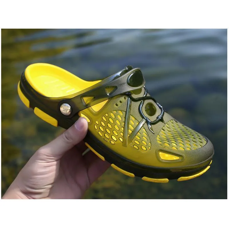 Men's Beach Sandals Breathable Mesh Beach Slipper