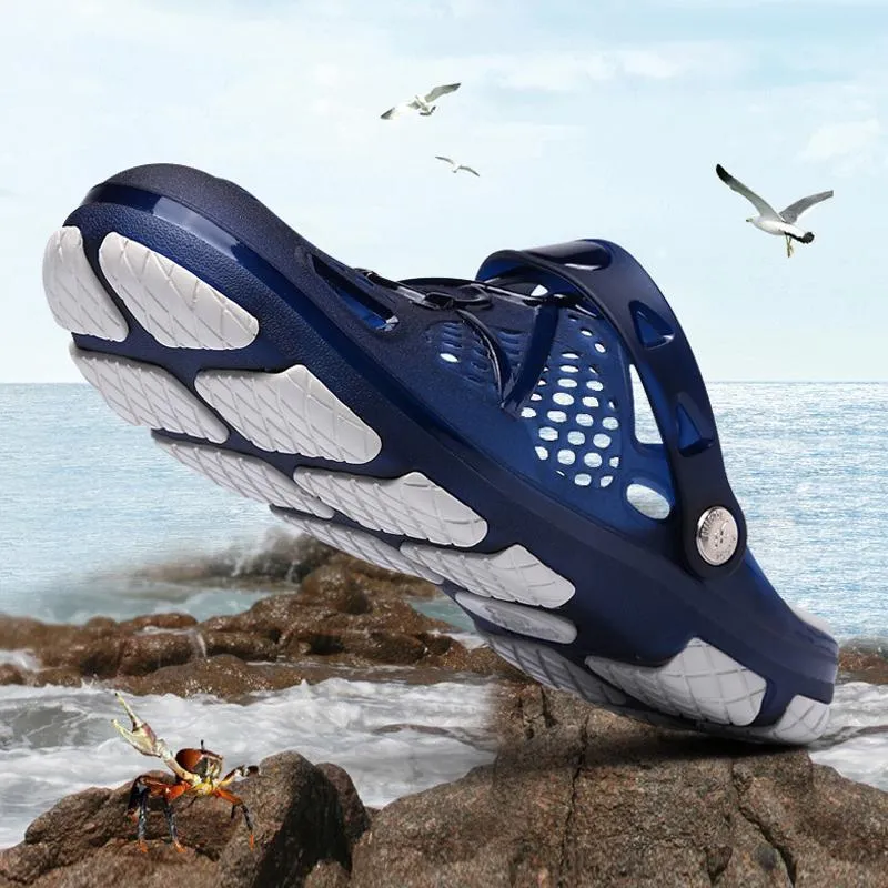 Men's Beach Sandals Breathable Mesh Beach Slipper