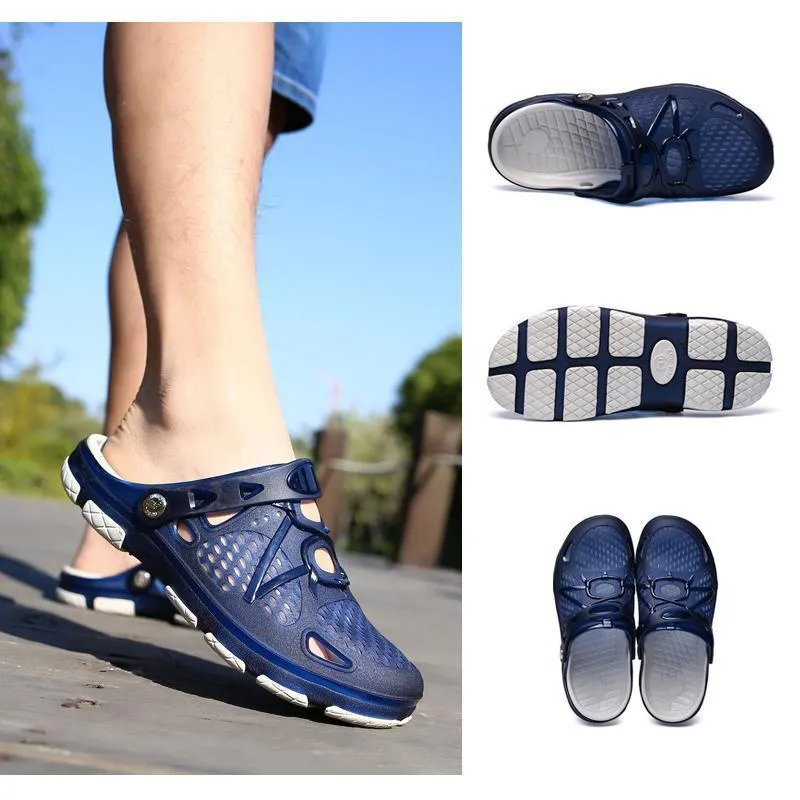 Men's Beach Sandals Breathable Mesh Beach Slipper