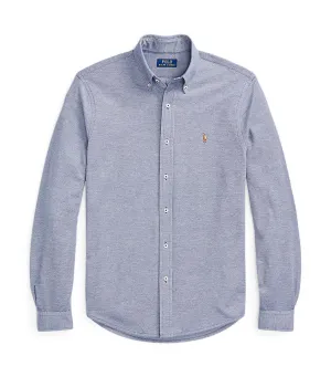 Men's Knit Oxford Shirt Newport Navy