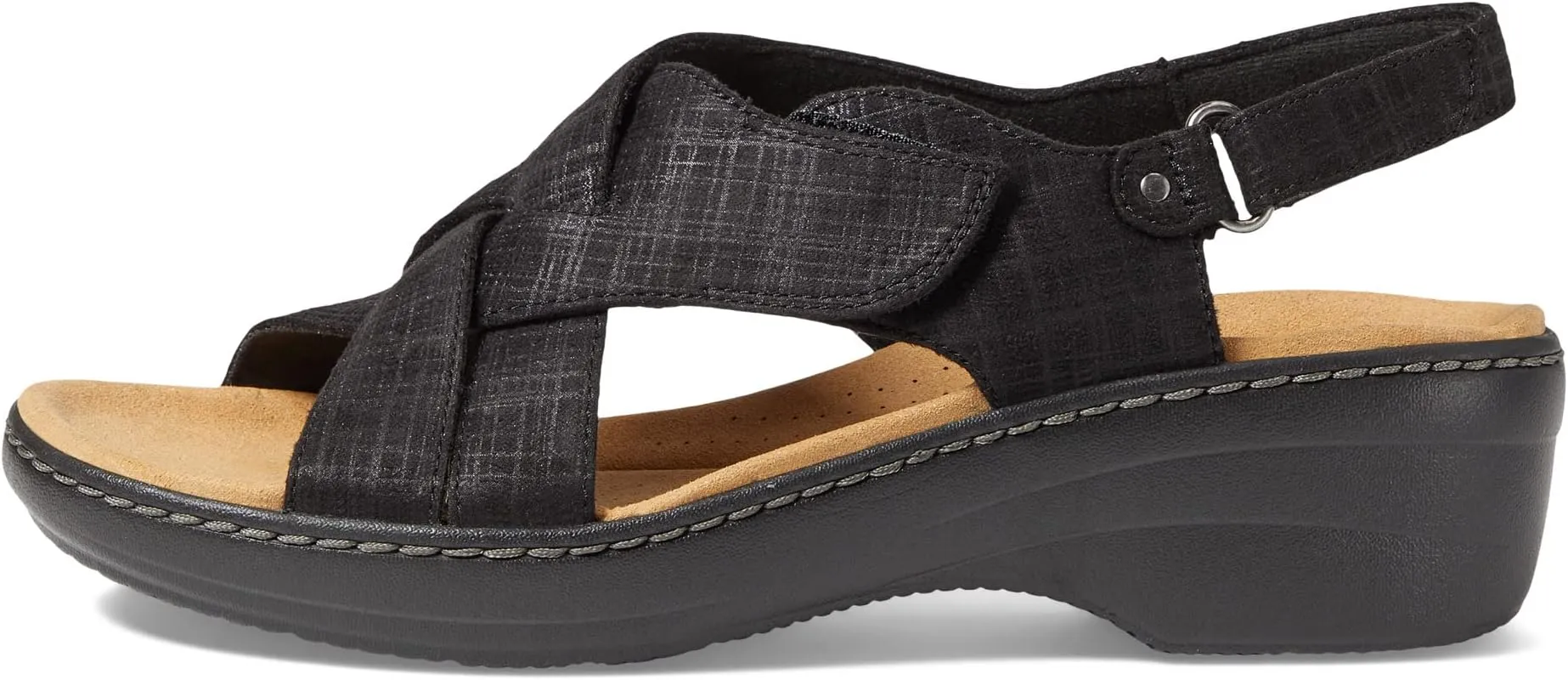 Merliah Echo Clarks Sandals, Black Interest