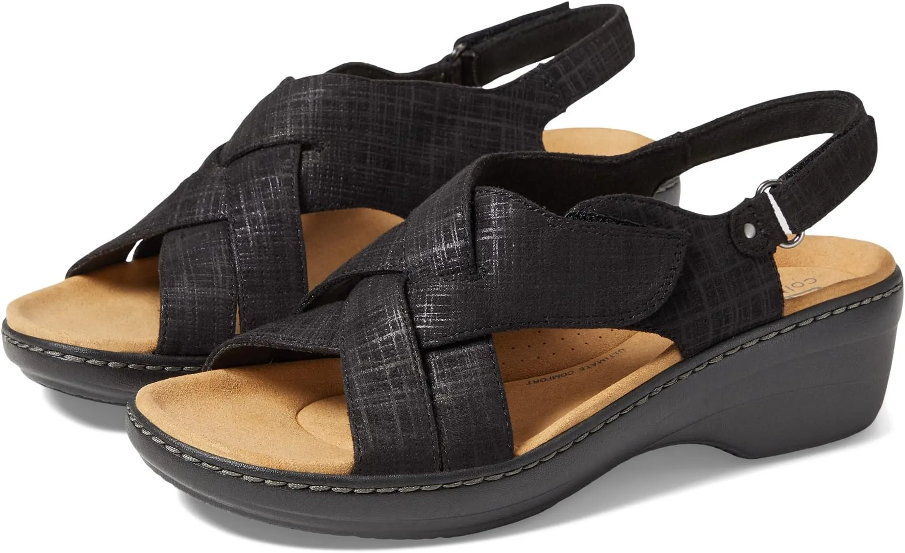 Merliah Echo Clarks Sandals, Black Interest