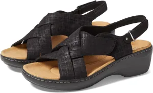 Merliah Echo Clarks Sandals, Black Interest