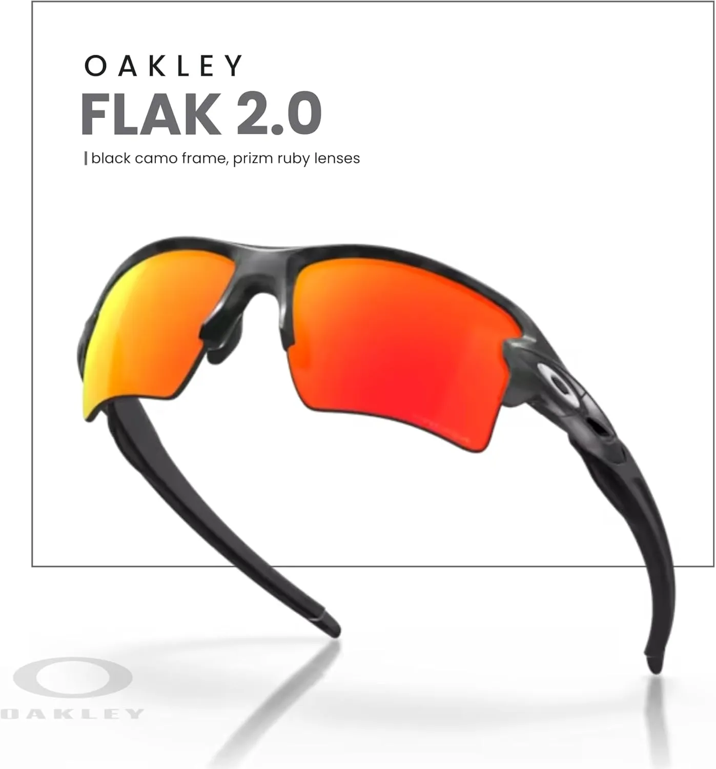Oakley Flak 2.0 XL OO9188 Rectangle Sunglasses For Men   BUNDLE Leash   Designer iWear Care Kit