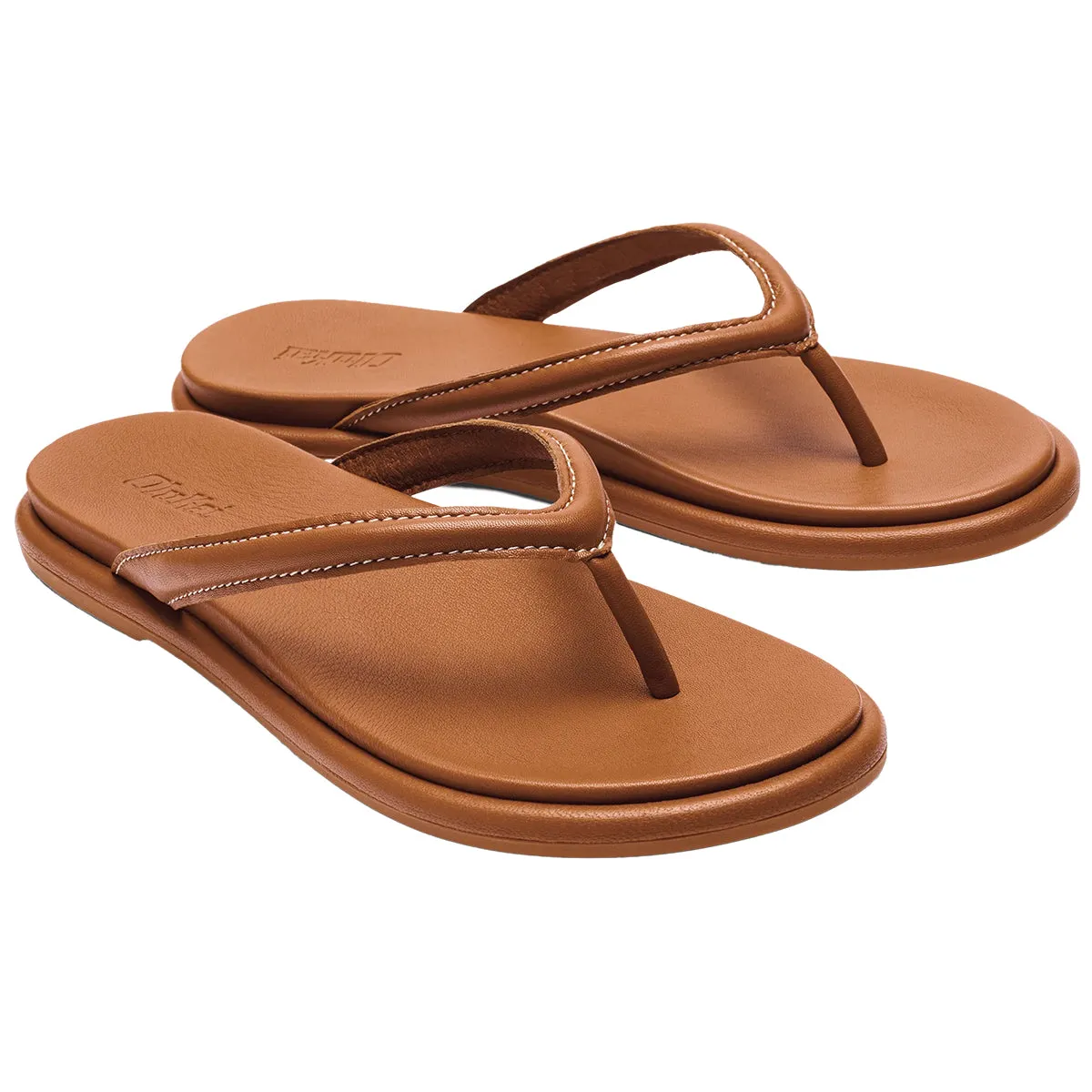 OluKai Women's Tiare Leather Beach Sandals