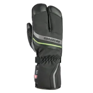 Oxford Polar 1.0 Men Waterproof Motorcycle Glove Black Fluo
