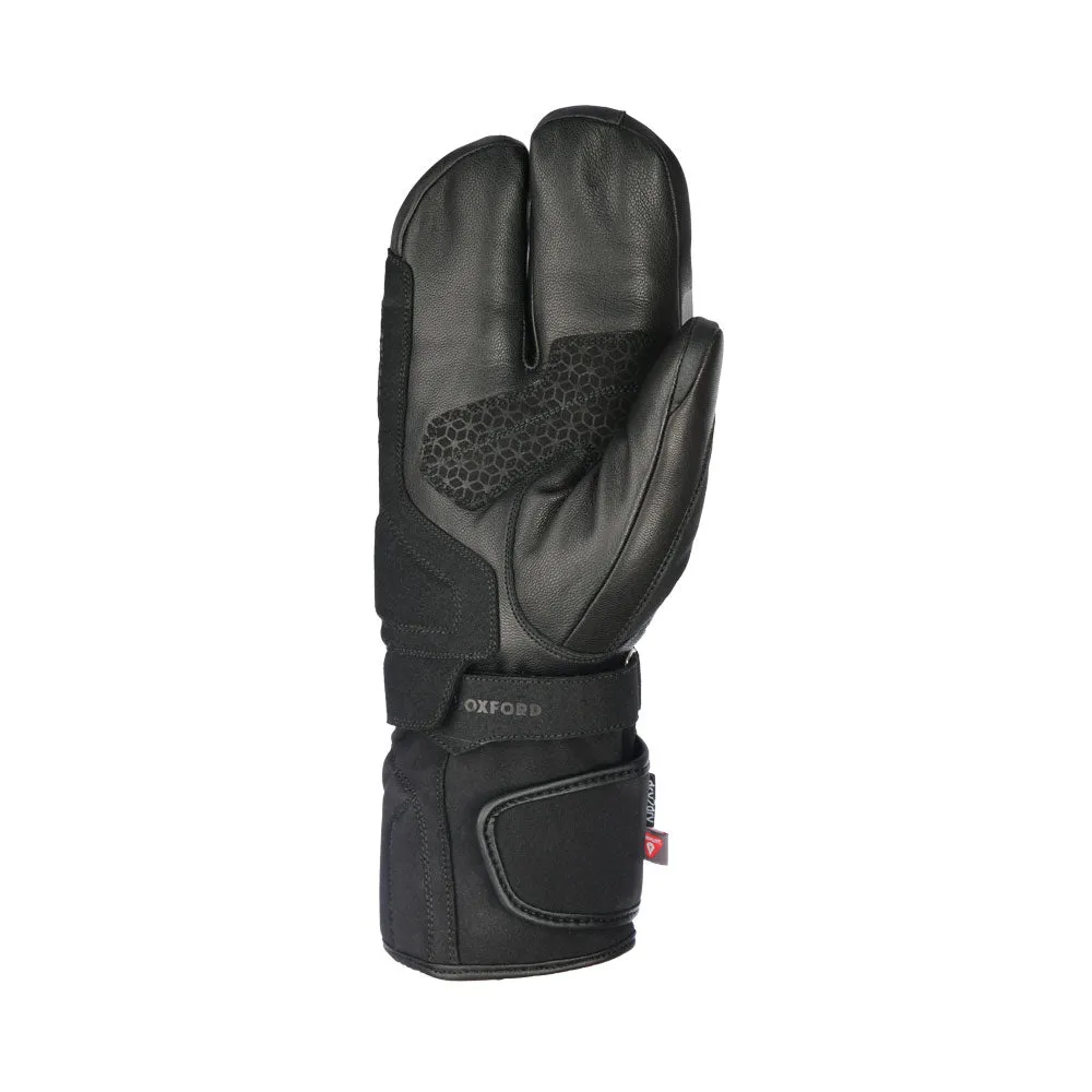 Oxford Polar 1.0 Men Waterproof Motorcycle Glove Black Fluo