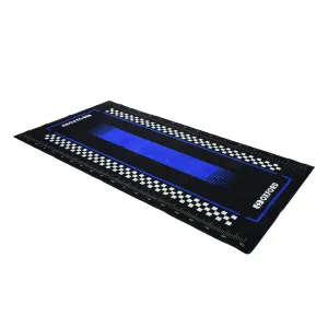Oxford Workshop Mat Pitlane Yama Blue L 200x100cm Motorcycle Mat
