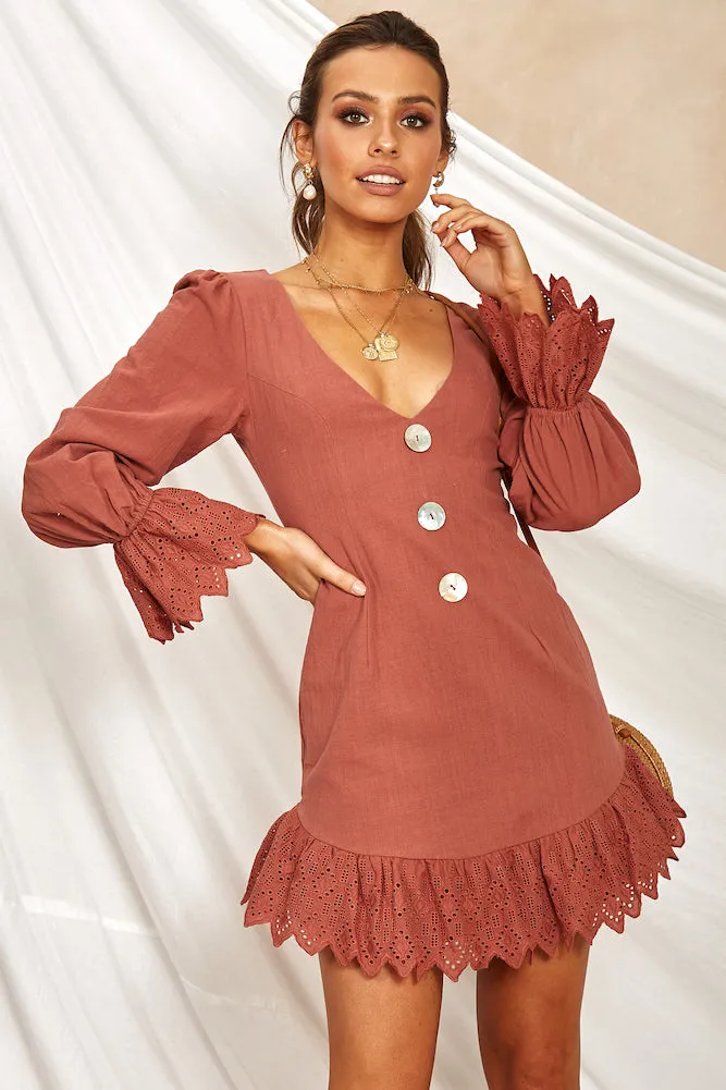 Peachy Keen Dress Rose