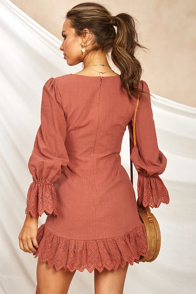 Peachy Keen Dress Rose