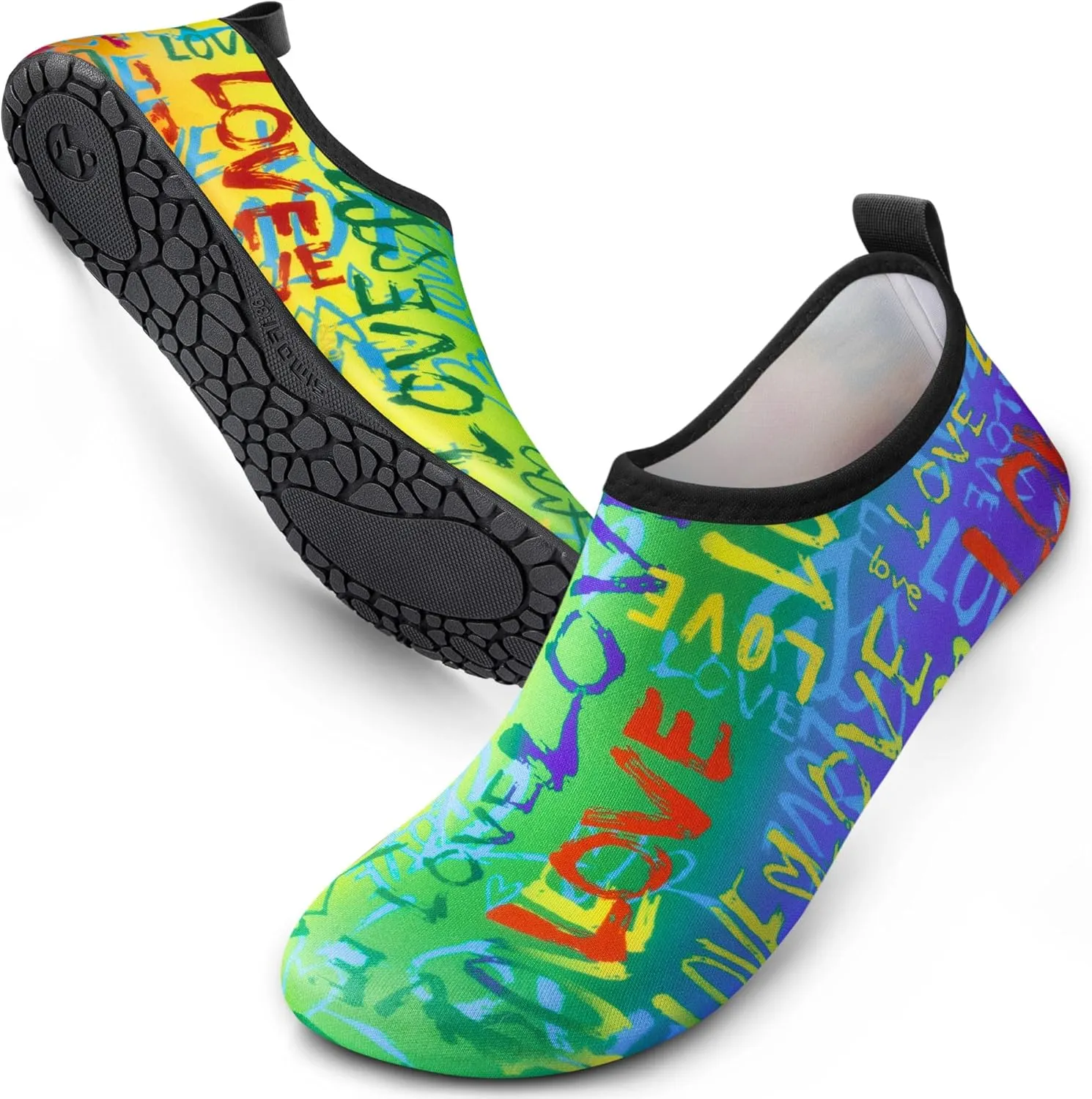 SIMARI Water Shoes Women Men Aqua Socks Beach Barefoot Quick Drying Aqua Aerobics Swim Pool Non Slip Outdoor Travel Essentials Surf River Lake Snorkeling Kayak Yoga Adult Youth