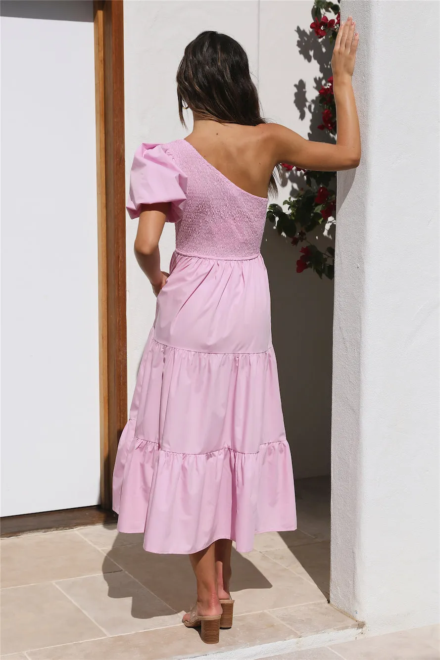 Strawberry Daiquiri Maxi Dress Pink