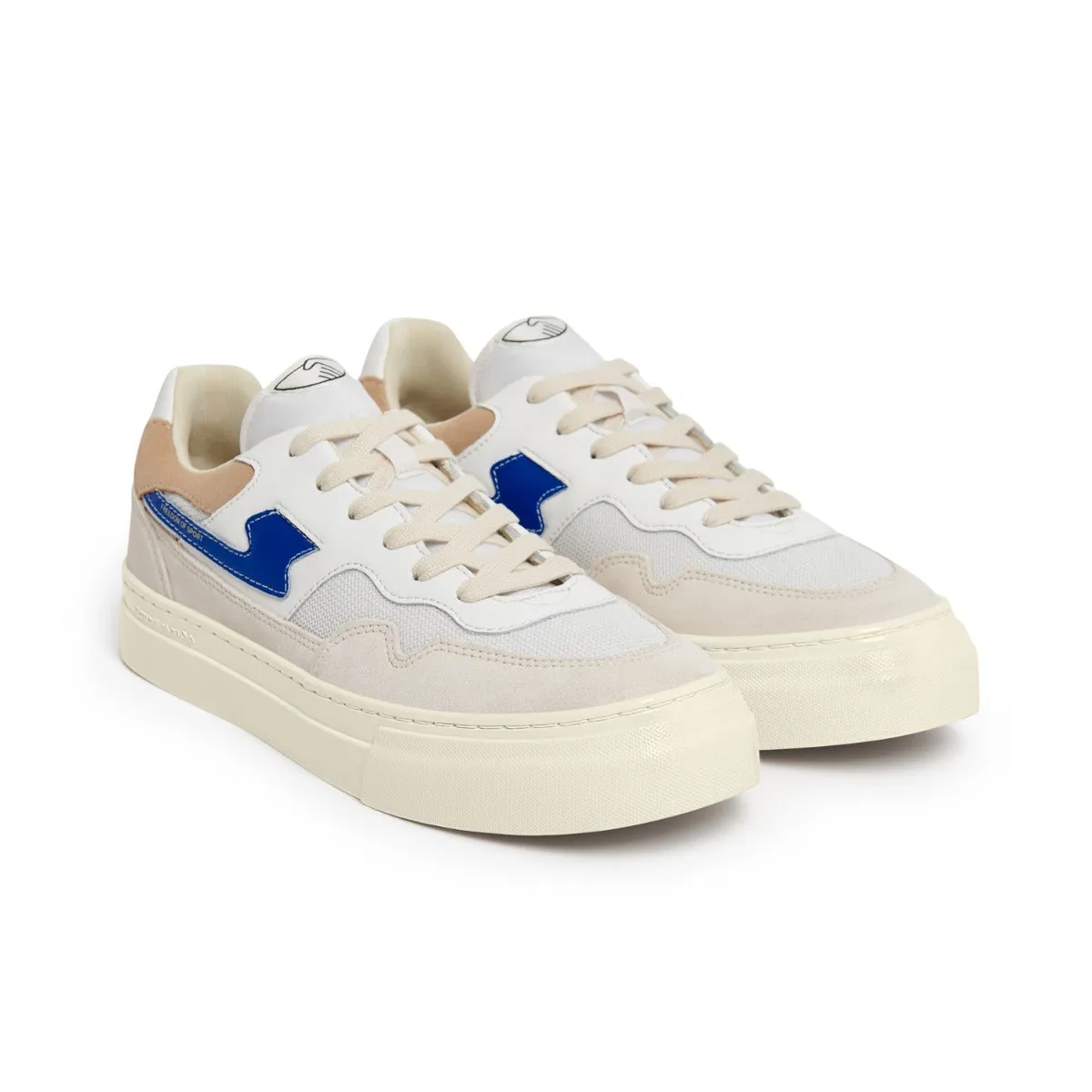 S.W.C - Pearl S-Strike Suede Mix - Blue & Ecru