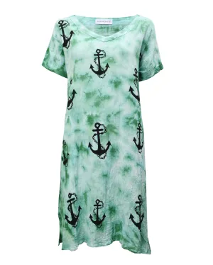 Tie-Dye Anchor Kaftan