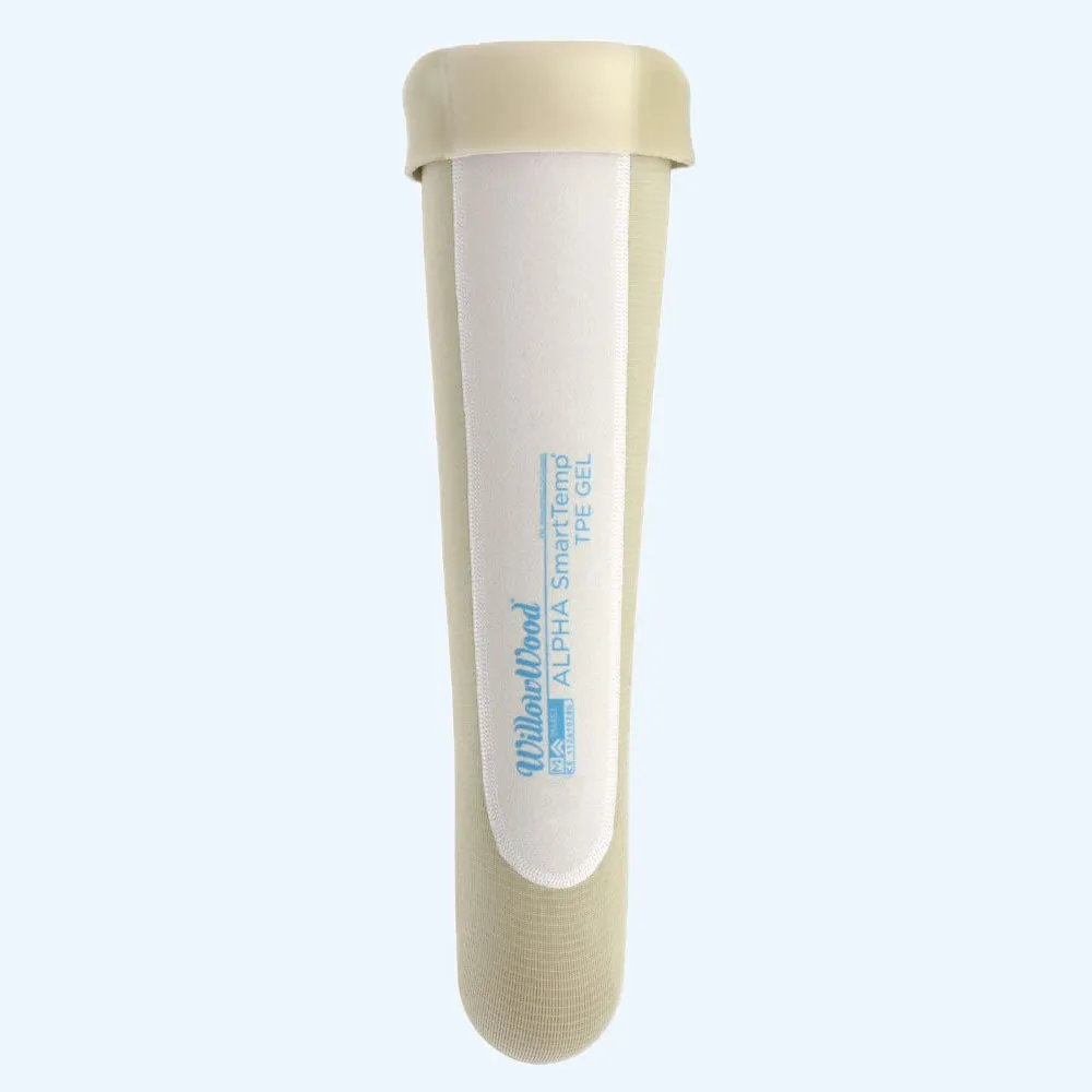 WillowWood Alpha SmartTemp Gel, Heat Management, Cushion & Locking Liner, Below Knee, TPE Gel