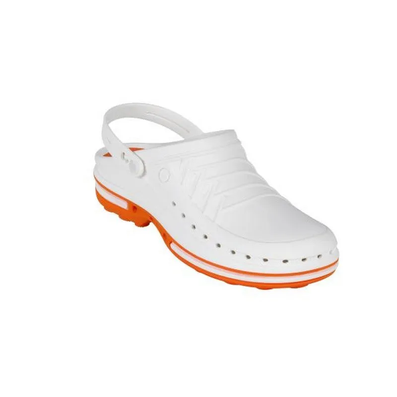 Wock Clog White Slip On