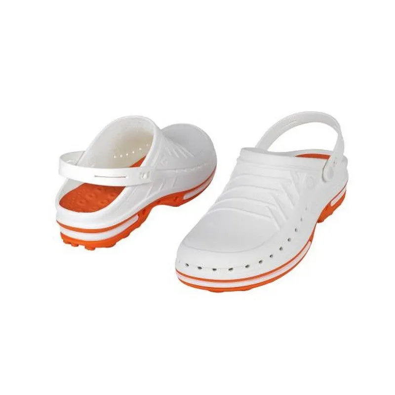 Wock Clog White Slip On