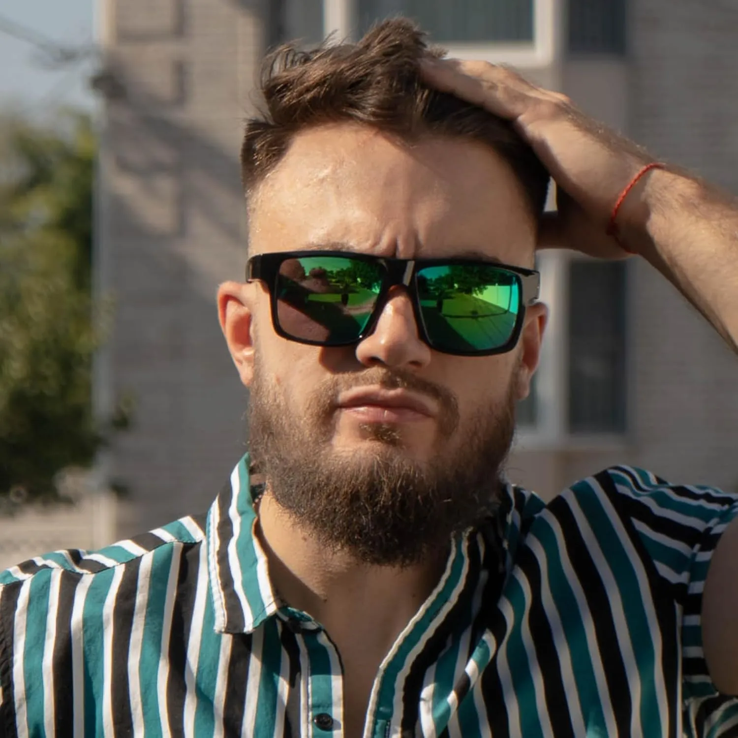 XXL Size Extra Large Square 157MM Polarized Sunglasses for Big Wide Heads Men TR90 Lightweight UV400 Glasses